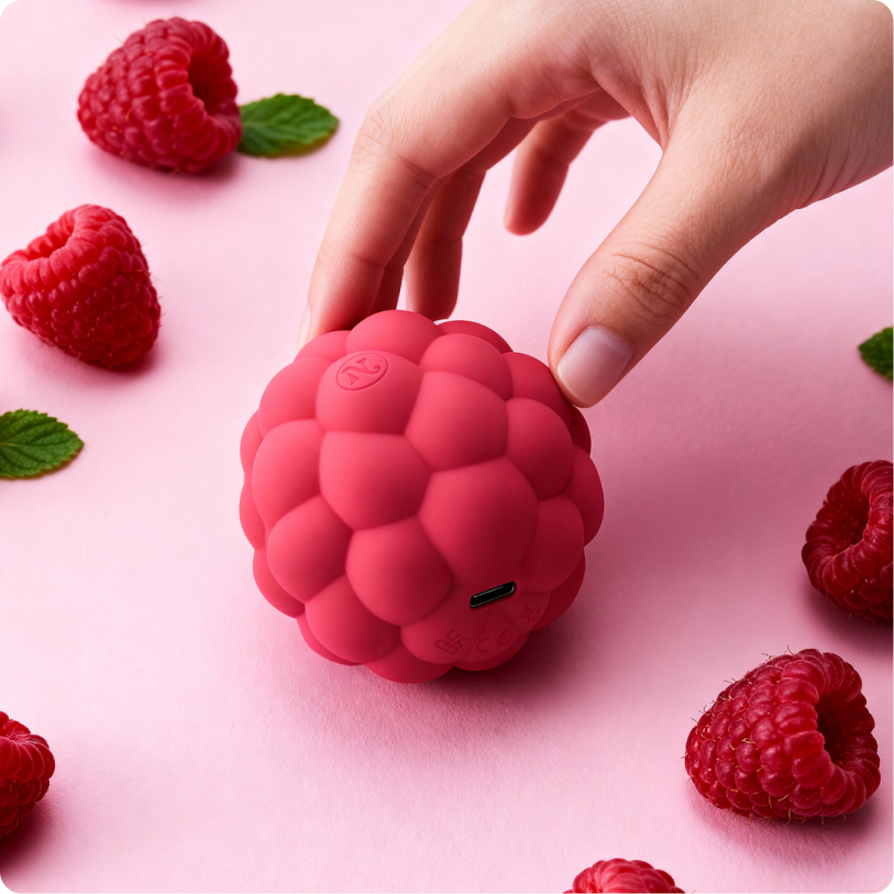 Berri Clitoral Vibrator (Raspberry) — color
